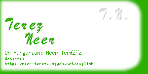 terez neer business card